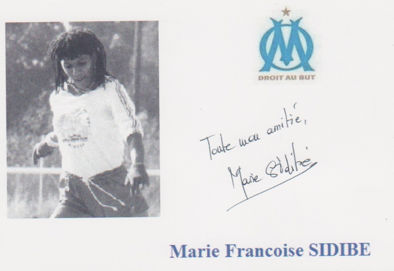 Autographe de Marie Francoise SIDIBE