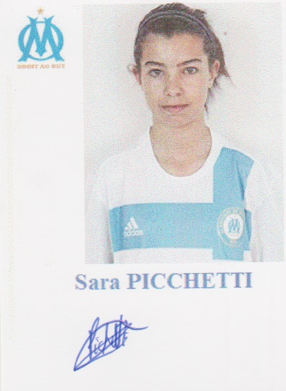 Autographe de Sara PICCHETTI
