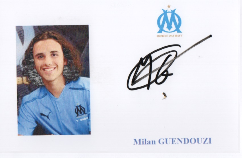 Autographe de Milan GUENDOUZI