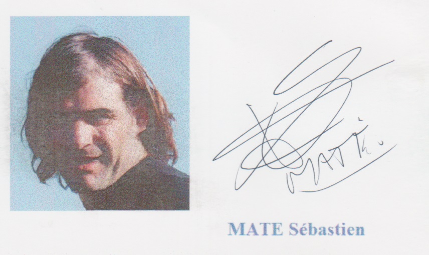 Autographe de Sébastien MATE